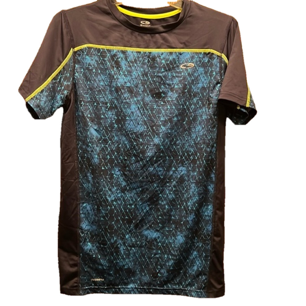 Champion Rash Guard Duodry Shirt, size XL 16-18, PTP 19”, L 28”, DuoDry (T4)